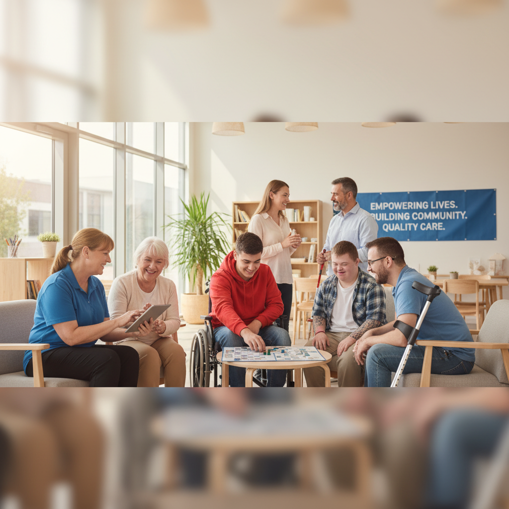 NDIS participants receiving quality support services